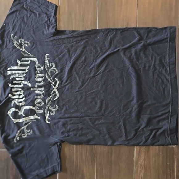 Rawyalty Black and Silver"American Eagle" T Shirt NWOT - Picture 6 of 8
